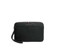 Tommy Hilfiger Kulturbeutel/ Kosmetiktasche mit Logo-Schriftzug Modell 'CENTRAL POUCH' in Black, Größe 1
