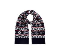 Tommy Hilfiger Fair-Isle Schal, Dunkelblau