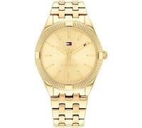 Tommy Hilfiger Analog Quarzuhr für Damen mit Goldfarben Edelstahlarmband - 1782550