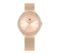 Tommy Hilfiger Analoguhr für Damen mit Armband in Gelbgoldfarben