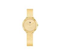 Tommy Hilfiger Analoguhr für Damen mit Armband in Gelbgoldfarben
