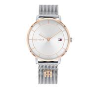 Tommy Hilfiger Analoguhr für Damen mit Roségold-Stahlarmband