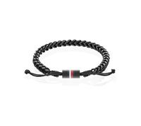 Armband TOMMY HILFIGER "Schmuck Edelstahl Armschmuck Nylonarmband" Armbänder Gr. Edelstahl-Nylon, schwarz Herren Hochzeitsmode zu Hoodie, Shirt, Jeans, Sneaker, Tommy Jeans (57229362-0)