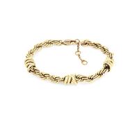 Armkette TOMMY HILFIGER "CHARMS", gelbgoldfarben, rot, weiß, blau, Armbänder, Damen, 19cm, Edelstahl, Armkette, Emaille (29573903-0) gelbgoldfarben, rot, weiß, blau