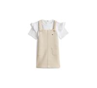 TOMMY HILFIGER Baby Mädchen Set 2-teilig Kleid und T-Shirt beige | 74