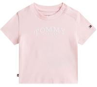 Tommy Hilfiger Baby T-Shirt Kurzarm Monotype Logo Regular Fit, Rosa (Duchess Pink), 62