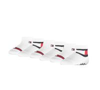 TOMMY HILFIGER Baby Unisex Socken, 6 Pack - FLAG SOCK ECOM, 3 Paar als Stoppersocken Weiß / 19-22 19-22 Weiß