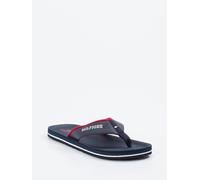 Tommy Hilfiger Badepantolette in blau/rot in Größe: 41 für Herren