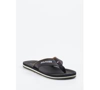 Tommy Hilfiger Badepantolette in schwarz/grün in Größe: 44 für Herren