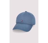 Tommy Hilfiger Herren Basecap TH FLAG Soft 6-Panel AM0AM14099 Blau (Aegean Sea) One Size