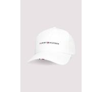 Tommy Hilfiger Herren Cap Foundation Soft 6 Panel mit Logo, Weiß (Th Optic White), Einheitsgröße