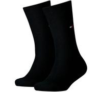 TOMMY HILFIGER Kinder Socken, Vorteilspack - Basic, TH, 23-42, einfarbig Schwarz / 31-34 / 6er Pack (3x2P) 31-34 Schwarz