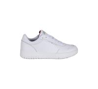 Tommy Hilfiger Herren Sneaker mit Leder BASKET CORE, weiss, Gr. 43EU
