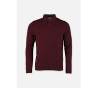 Langarm-Poloshirt TOMMY HILFIGER "1985 REGULAR LS POLO", Herren, Gr. L, rot (deep burgundy), Piquu00e9, Obermaterial: 96% Baumwolle, 4% Elasthan, casual, normal, Langarm Rippbündchen, Shirts (78813162