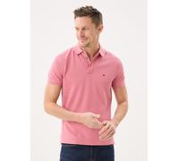 Poloshirt TOMMY HILFIGER "1985 SLIM POLO", Herren, Gr. XL, camellia blush, Piqué, Obermaterial: 96% Baumwolle, 4% Elasthan, Shirts, Markenstickerei, aus Baumwoll-Piqué (91634352-XL) camellia blush