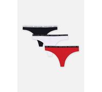 Tommy Hilfiger Thong Tanga schwarz/weiß/rot (3er-Pack) - M