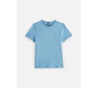 Tommy Hilfiger Jungen T-Shirt Kurzarm Rundhalsausschnitt, Blau (Dark Allure Heather), 16 Jahre
