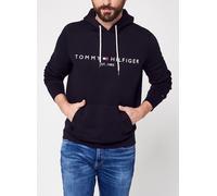 Tommy Hilfiger Herren Hoodie Core Tommy Logo mit Kapuze, Schwarz (Jet Black), XL