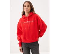 Tommy Hilfiger - Bekleidung Corp Logo Mdrn Hoodi WW0WW47832 - Rot - Größe L