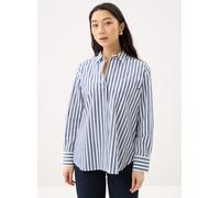 Tommy Hilfiger Loose Fit Hemdbluse aus reiner Baumwolle in Marine, Größe 38