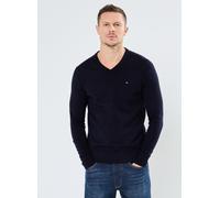 Strickpullover TOMMY HILFIGER "ESSENTIAL COTTON V NECK" Gr. XL, blau (desert sky) Herren Pullover (81668435-XL) desert sky