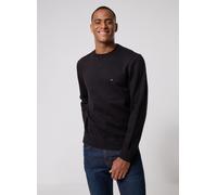 Tommy Hilfiger Herren Sweatshirt aus Fleece, schwarz, Gr. M