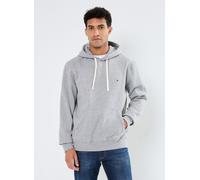 Tommy Hilfiger Herren Hoodie Essential Fleece Regular Fit, Grau (Medium Grey Heather), XXL