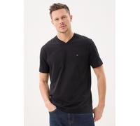 Tommy Hilfiger - Bekleidung Essential V-Neck Tee - schwarz - Größe XXL