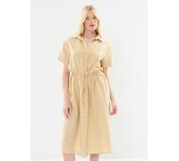 Tommy Hilfiger - Bekleidung Linen Ss Midi Shirt WW0WW41911 - beige - Größe 36