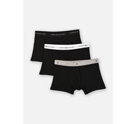 Trunk "TRUNK 3 PACK", Herren, Gr. S (48), 3 Stk., grau heather, weiß, schwarz, Jersey, Obermaterial: 95% Baumwolle, 5% Elasthan, TOMMY HILFIGER UNDERWEAR, körpernah, Unterhosen, mit kontrastfarbenem L