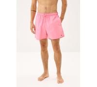 Tommy Hilfiger Regular Fit Badeshorts mit Logo-Stitching in Rosa, Größe XXL