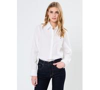 Hemdbluse TOMMY HILFIGER "STRETCH REGULAR LS SHIRT", Damen, Gr. 34, weiß (th optic weiß), Web, Obermaterial: 97% Baumwolle, 3% Elasthan, unifarben, casual, regular fit, Langarm Manschette, Blusen, ges