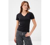 Tommy Hilfiger - Bekleidung Slim Cody V-Nk Ss - Schwarz - Größe M