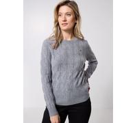 Tommy Hilfiger - Bekleidung Soft Wool Cable C-Nk WW0WW43586 - grau - Größe M