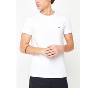 Tommy Hilfiger Herren T-Shirt Kurzarm Core Stretch Slim Fit, Weiß (White), S