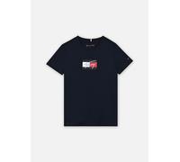 Tommy Hilfiger - Bekleidung Tommy Script Flag Pr KB0KB09725 - Blau - Größe 8A