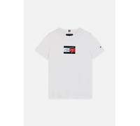 Tommy Hilfiger - Bekleidung Tommy Script Flag Pr KB0KB09725 - Weiß - Größe 12A