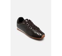 Sneaker TOMMY HILFIGER "BELLA SNEAKER LEATHER", Damen, Gr. 37, dunkelbraun, Nappaleder, Basic, Schuhe Sneaker, Freizeitschuh, Halbschuh, Schnürschuh im Retro-Look (79189426-37) dunkelbraun