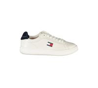 Tommy Jeans Plateausneaker Archive '98 Low-Top Damen Nappaleder/Textil Weiß Dunkelblau Gr. 41