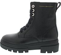 Tommy Hilfiger Bicolor Leather Lace-Up 38 black