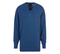 Tommy Hilfiger Big & Tall "BT-PIMA ORG CTN CASHMERE VNCK-B" in Großen Größen, mit Logostickerei auf Brusthöhe (87695712-XXXL)