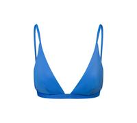 Triangel-Bikini-Top "TRIANGLE FIXED RP", Damen, Gr. M (38), N-Gr, blau (blau spell), Polyamid, TOMMY HILFIGER SWIMWEAR, unifarben, casual, Bikini-Oberteile, mit Logoschriftzug (44235601-M) blau spell