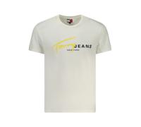 Tommy Jeans Dna Regular Fit Kurzarm-t-shirt M Ecru