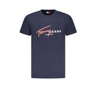Tommy Jeans TJM REG SIGNTR DNA Tee EXT S/S T-Shirt Men's, Blue (Dark Night Navy), S
