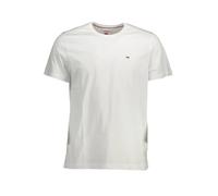 Tommy Jeans Herren Tjm Xslim Jersey Tee Dm0dm04411 Langarmhemd, Weiß (Classic White), XL EU