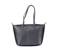 Tommy Hilfiger Damen Tote Bag Tasche Poppy Plus mit Reißverschluss, Mehrfarbig (Space Blue), Einheitsgröße