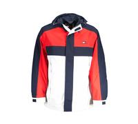 Tommy Hilfiger - Blaue Kapuzenjacke mit Reißverschluss und Logo - - Jackets - Herren - Mehrfarbig - L