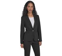 Tommy Hilfiger Blazer Business Jacket mit Flattering Fit und Single-Button Closure Blazer für Damen, Schwarz, 44