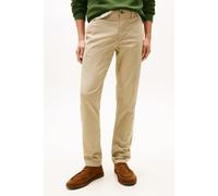 Tommy Hilfiger Bleecker Textured Print Slim Trousers Batique Khaki Größe: W34L34 | Chinos Outlet | Herren | Braun