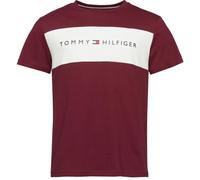 Tommy Hilfiger BLOCK LOGO SS Herren T-Shirt, weinrot, größe S